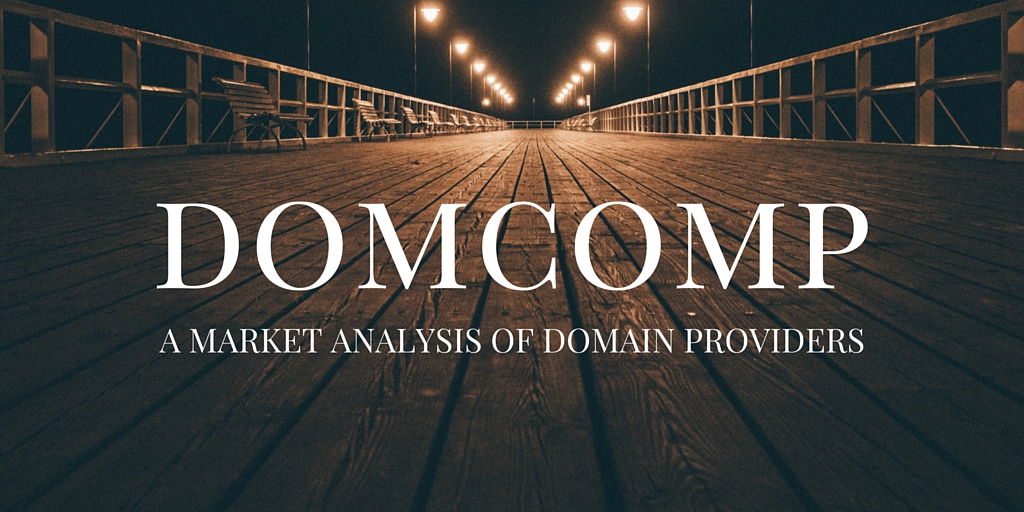 Domcomp: a market analysis of domain providers.